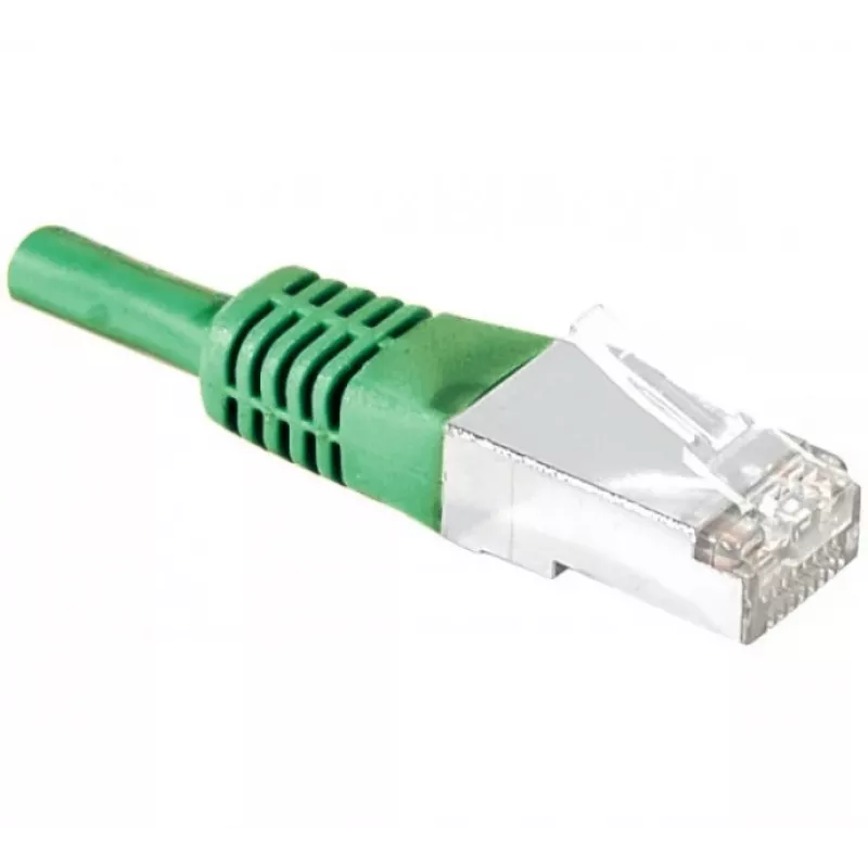 Cabo de rede EXERTIS CONNECT S/FTP CAT.6, PiMF, verde, 1,5 m, Slim Snagless 856857
