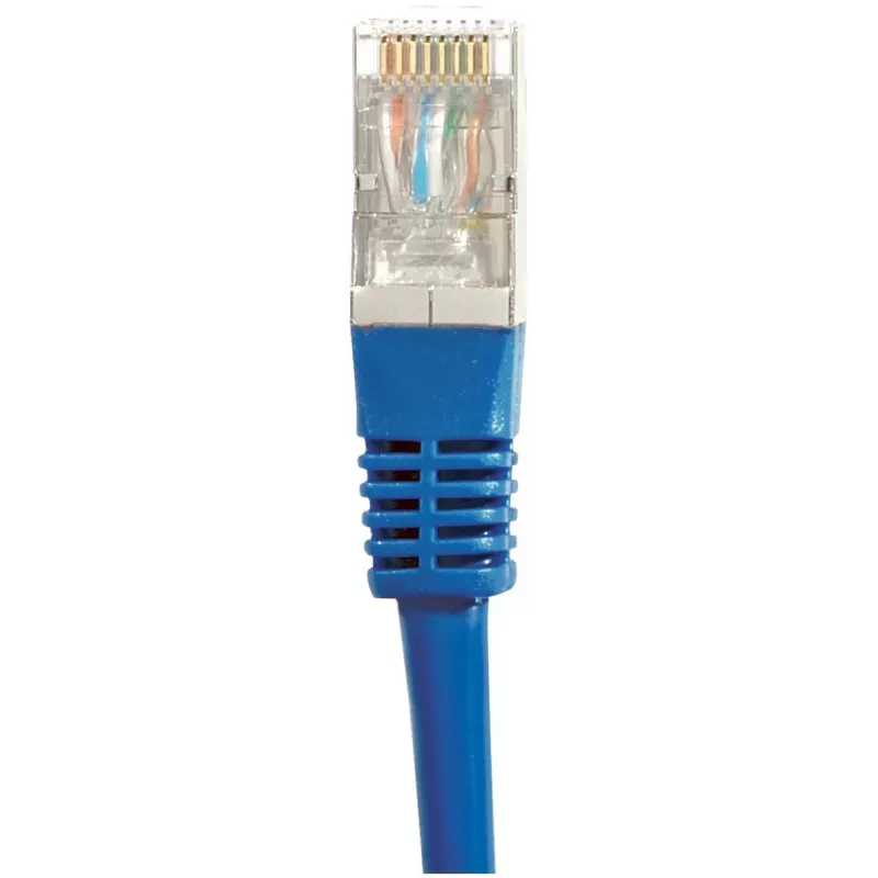 Cabo de rede Exertis Connect 856850 Cat6 S/FTP, 1 m, azul