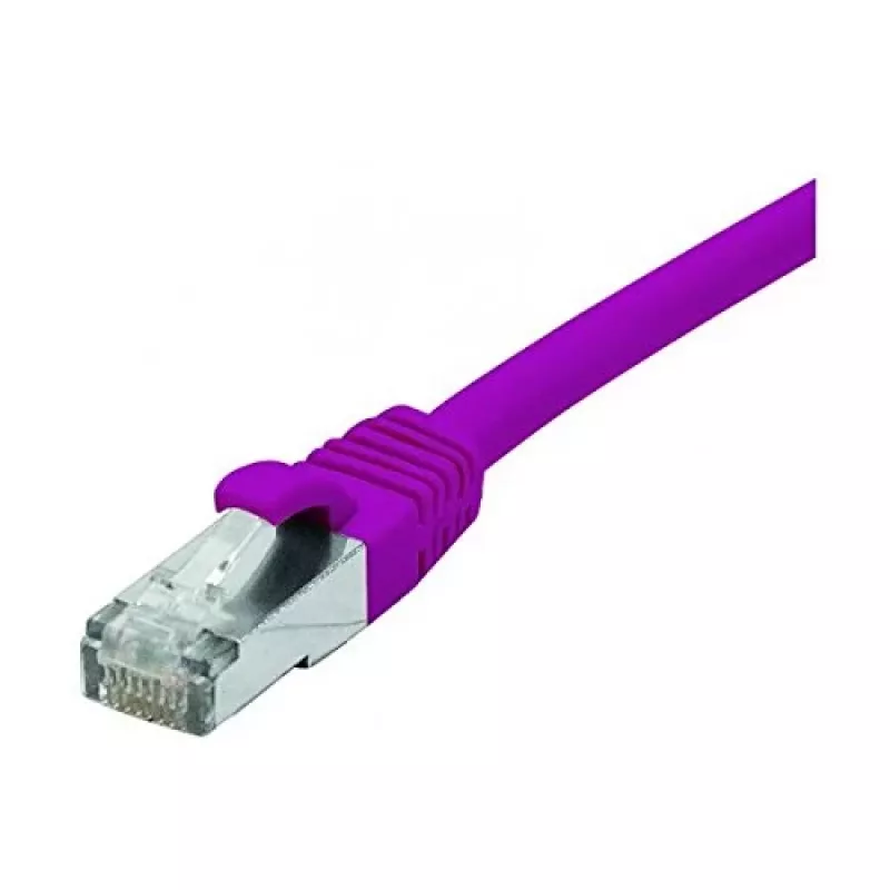 Cabo de rede EXERTIS CONNECT Cat 6 F/UTP PoE sem halogéneos, violeta, 10 m 854415