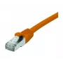 Cabo de rede EXERTIS CONNECT Cat.6 F/UTP, PoE, sem halogéneos, laranja, 10,0 m, RJ45, proteção da patilha 854426