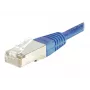 Cabo de rede EXERTIS CONNECT Cat.5e F/UTP, azul, 0,15 m, Slim Snagless Boot 857100
