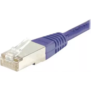 Cabo de rede EXERTIS CONNECT S/FTP Cat.6, PiMF, violeta, 1,5 m, Slim Snagless 854455