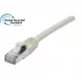 Cabo de rede EXERTIS CONNECT Cat. 6A S/FTP, 10 m, cinzento, TPE sem halogéneos, certificado GRS, proteção da patilha 854508