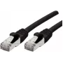 Cabo de rede Exertis Connect 858484 Cat6a S/FTP, 1 m, preto