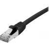 Cabo de rede Exertis Connect 858484 Cat6a S/FTP, 1 m, preto