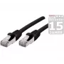 Cabo de rede Exertis Connect 858493 Cat6a S/FTP, 25 m, preto