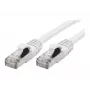 Cabo de rede S/FTP Cat 6A EXERTIS CONNECT, branco, 1,0 m, Slim Snagless Boot 858500