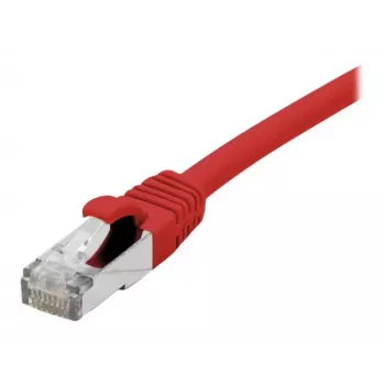 Cabo de rede Cat. 6A S/FTP EXERTIS CONNECT, 5m, vermelho, sem halogéneos, certificado GRS, snagless 854525