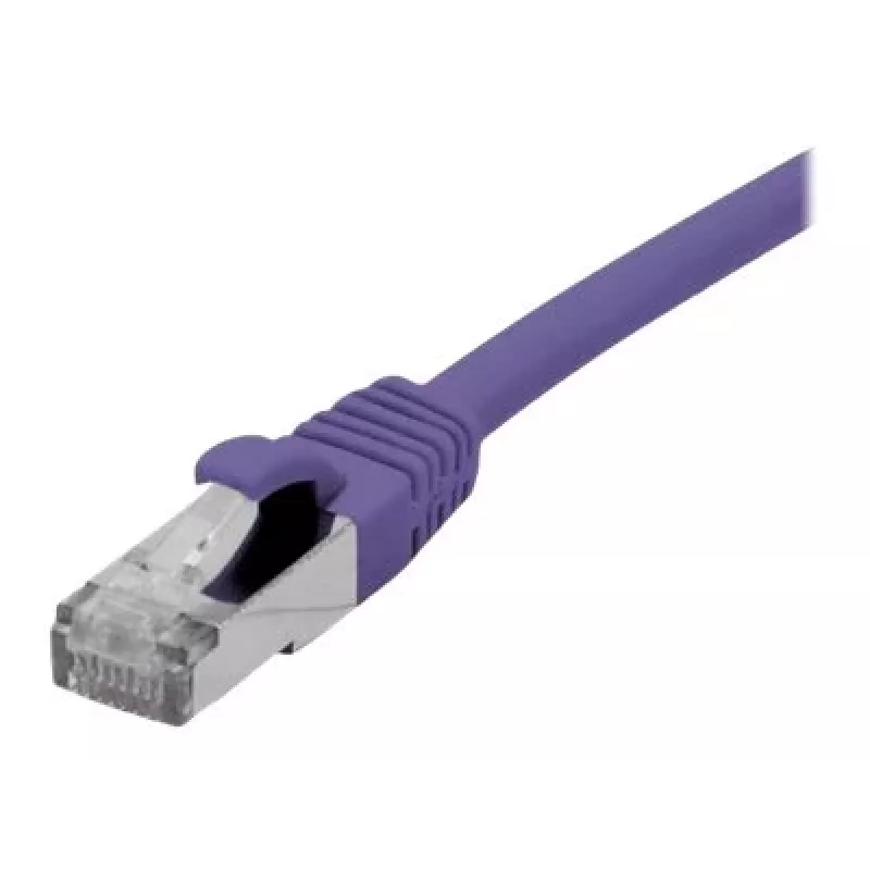Cabo de rede Cat 6A S/FTP EXERTIS CONNECT, violeta, 0,15 m 858513