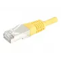 Cabo de rede Cat.6A S/FTP EXERTIS CONNECT, 1,5m, amarelo, Slim Snagless 858332