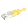 Cabo de rede Cat.6A S/FTP EXERTIS CONNECT, 1,5m, amarelo, Slim Snagless 858332