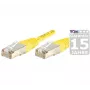 Cabo de rede CAT.6A S/FTP EXERTIS CONNECT, 2m, amarelo, Slim Bend Protection 858333