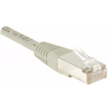 EXERTIS CONNECT Cabo de rede Ethernet Cat.6 F/UTP, cinzento, 1,5 m, proteção anti-dobraba fina, snagless, RJ45 857900