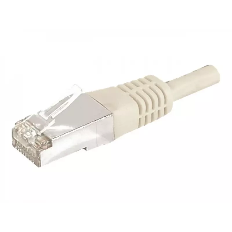 EXERTIS CONNECT Cabo de rede CAT.6a F/UTP, 0,3 m, cinzento, 10 Gbps 859501