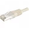 EXERTIS CONNECT Cabo de rede Cat.6a F/UTP, 1,5 m, cinzento, 10 Gbps, Slim Snagless Boot 859504