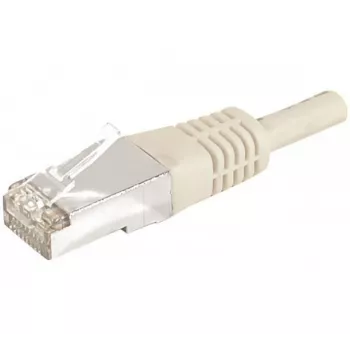 EXERTIS CONNECT Cabo de rede Cat.6a F/UTP, 1,5 m, cinzento, 10 Gbps, Slim Snagless Boot 859504