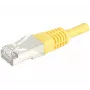 Exertis Connect 858330 Cabo patch Cat.6A S/FTP (PiMF) Class EA, 0,5 m, amarelo, proteção de curvatura fina