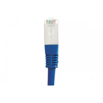 EXERTIS CONNECT Cabo de rede CAT.6 S/FTP PiMF, RJ45, azul, 0,15 m 856814