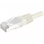 EXERTIS CONNECT Cabo de rede Cat.6 S/FTP, PiMF, cinzento, 0,3 m, Slim Snagless 856819
