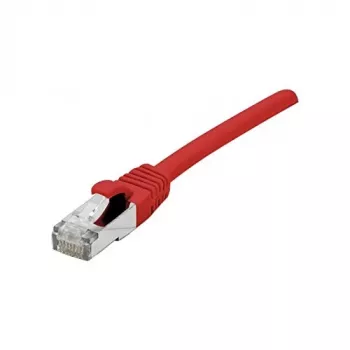 EXERTIS CONNECT Cabo de rede Cat 6A S/FTP, vermelho, 0,3 m, Slim Snagless Boot 858466