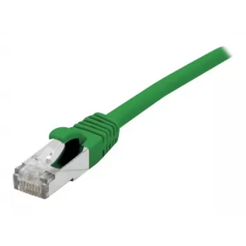 EXERTIS CONNECT Cabo de rede Cat 6A S/FTP, 0,3 m, verde 858434