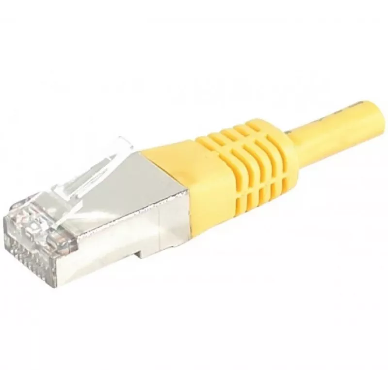 EXERTIS CONNECT 858339 Cabo patch Cat.6A S/FTP, 20 m, amarelo, capa fina