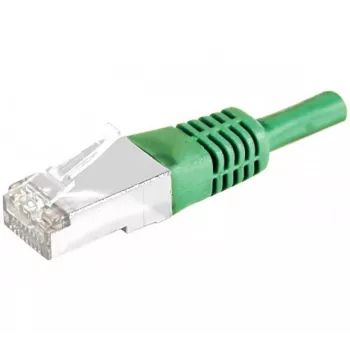 EXERTIS CONNECT Cabo de rede Cat.6A S/FTP, 1 m, verde 858346