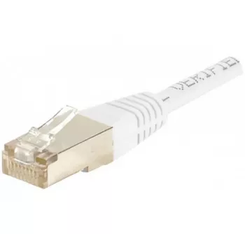 EXERTIS CONNECT Cabo de rede Cat.6 S/FTP PiMF, branco, 0,7 m 856842