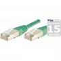EXERTIS CONNECT Cabo de rede Cat.6a F/UTP, 3 m, verde, 10 Gbps, Slim Boot 859551