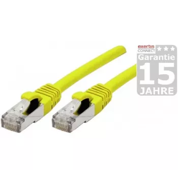 Exertis Connect 858420 Cabo de rede Cat6a S/FTP, 1 m, amarelo