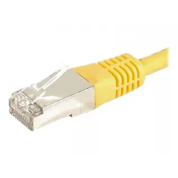 EXERTIS CONNECT Cabo de rede Cat.6a F/UTP, 1 m, amarelo, 10 Gbps 859563