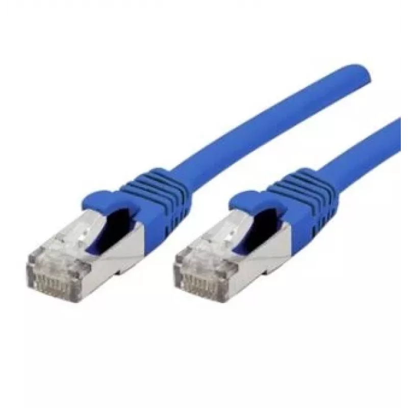 EXERTIS CONNECT Cabo de rede Cat 6A S/FTP, 10m, azul 858458