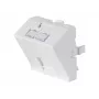 Dexlan Módulo de painel frontal 45 x 45 mm para 1 módulo Keystone, 30°, branco sinal RAL 9003 (911712)