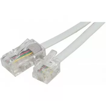EXERTIS CONNECT Cabo telefónico, branco, 7,0 m (EXC911746)