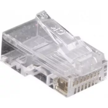 EXERTIS CONNECT EXC920450 Conector de fio RJ45 transparente