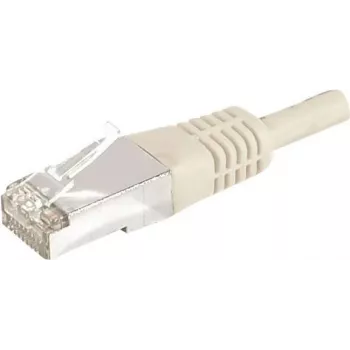 EXERTIS CONNECT Cabo de rede Cat.6a F/UTP, cinzento, 1,0 m, 10 Gbps, Slim Bend Protection 859503
