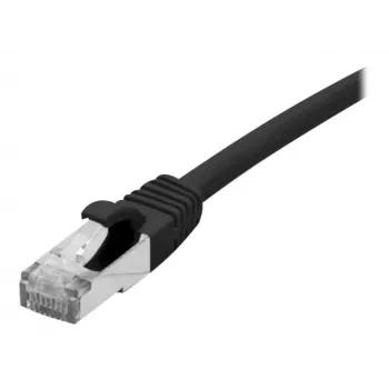 EXERTIS CONNECT 858482 Cabo patch Cat 6A S/FTP, 0,3 m, preto, capa fina
