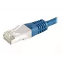 EXERTIS CONNECT 859515 Cabo patch Cat6a F/UTP, 0,15 m, azul, 10 Gbps, capa fina