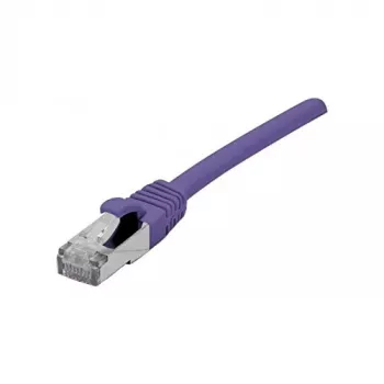 EXERTIS CONNECT Cabo de rede Cat 6A S/FTP, violeta, 20 m, Slim Snagless, 10 Gbps 858524