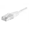 EXERTIS CONNECT Cabo de rede Cat.6a F/UTP, 0,5 m, branco, 10 Gbps, RJ45, Snagless 859577