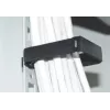 IT-BUDGET Suporte de gestão de cabos em plástico - LxAx 60 x 40 mm - fixação por clique em nível 19 polegadas - preto (01900651010)