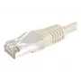 EXERTIS CONNECT Cabo de rede CAT.6a F/UTP, cinzento, 7,5 m, 10 Gbps, Slim Boot 859508
