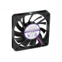 Exertis Connect Evercool Ventoinha de caixa 60 mm – rolamento de deslizamento lubrificado e durável, 3-Pin DC, preto 910179