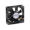 Exertis Connect Evercool Ventoinha de caixa 80 mm – rolamento de deslizamento, 2000 rpm, 26,5 CFM, preto 910184