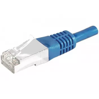 EXERTIS CONNECT Cabo de rede Cat.6A S/FTP, 1m, azul 858316