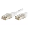 EXERTIS CONNECT Cabo de rede Cat.6 S/FTP, PiMF, branco, 0,15 m 856815