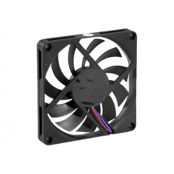 Exertis Connect Ventoinha de caixa 80 mm - rolamento de deslizamento, 3-Pin, preto 910191
