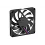 Exertis Connect Ventoinha de caixa 80 mm - rolamento de deslizamento, 3-Pin, preto 910191