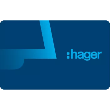 Hager RTH310X Cartão de acesso RFID para posto exterior ODT 2.0