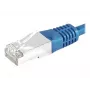 EXERTIS CONNECT Cabo de rede Cat.6A S/FTP, 7,5 m, azul 858321